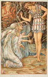 Perseo y las Graias, ilustración de 